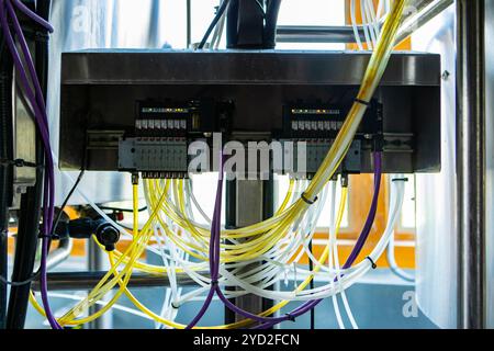 Centre de contrôle principal de brasserie Banque D'Images