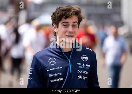 Mexico, Vereinigte Staaten. 24 octobre 2024. Franco Colapinto (Williams Racing, Argentinien, #43), MEX, formel 1 Weltmeisterschaft, grand Prix von Mexiko City, Autodromo Hermanos Rodriguez, Media Day, 24.10.2024 Foto : Eibner-Pressefoto/Michael Memmler crédit : dpa/Alamy Live News Banque D'Images