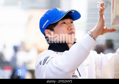Mexico, Vereinigte Staaten. 24 octobre 2024. Yuki Tsunoda (Visa Cash App RB Formula One Team Racing Bulls, Japon, #22), MEX, formel 1 Weltmeisterschaft, grand Prix von Mexiko City, Autodromo Hermanos Rodriguez, Media Day, 24.10.2024 Foto : Eibner-Pressefoto/Michael Memmler crédit : dpa/Alamy Live News Banque D'Images