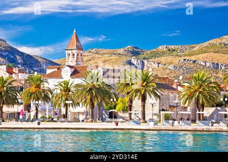 Trogir. Front de mer et monuments de la ville de Trogir Banque D'Images