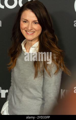 Cologne, Allemagne. 24 octobre 2024. Anna-Maria Bohm, actrice allemande, pose sur le tapis rouge avant la cérémonie de remise des prix du Festival du film de Cologne 2024 à E-Werk à Cologne, Allemagne, le 24 octobre 2024. (Photo de Ying Tang/NurPhoto) crédit : NurPhoto SRL/Alamy Live News Banque D'Images