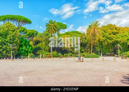 ROME, ITALIE - Mai 08,2017 : Parc Proche belle Villa Médicis à Rome, Italie. Banque D'Images