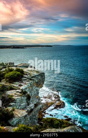 Vues sur la côte de Manly Australie Banque D'Images