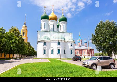 Cathédrale de l'Assomption, église Tikhvin à Kolomna Banque D'Images