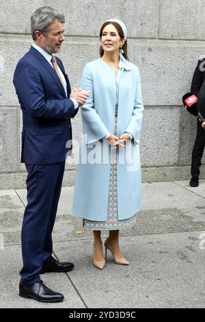 Koenig Frederik und Koenigin Mary von Daenemark beim Empfang im Reichstagsgebaeude AM 21.10.2024 à Berlin Banque D'Images