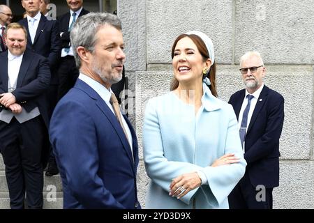 Koenig Frederik und Koenigin Mary von Daenemark beim Empfang im Reichstagsgebaeude AM 21.10.2024 à Berlin Banque D'Images