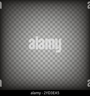 Fond dégradé à carreaux. Grille transparente. Superposition carrée grise. Effet de texture douce. Illustration de Vecteur