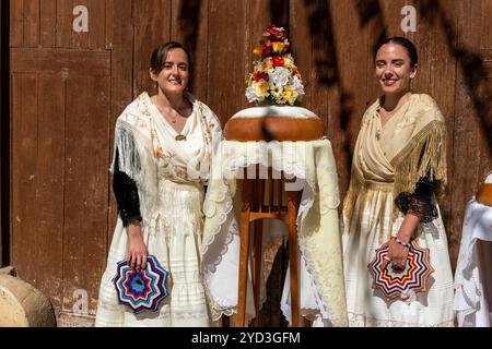 Festival San Gregorio de Pa Beneït à Torremanzanas, la Torre de les Maçanes, Alicante, Espagne - photo stock Banque D'Images