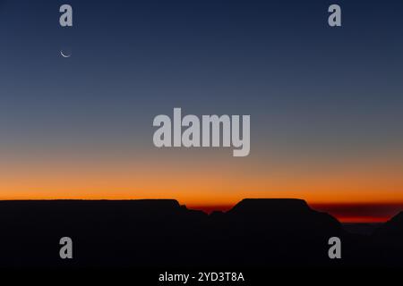 Lever du soleil dans le parc national du Grand Canyon Banque D'Images