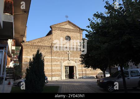 L'église catholique à Prizren, Kosovo Banque D'Images
