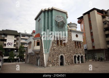 Maison commémorative mère Teresa à Skopje, Macédoine Banque D'Images