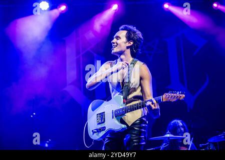 Concert de musique - James Bruner - Barns d'ouverture Courtney & The Struts James Bruner Milan fabrique Italy Copyright : xMirkoxFava/TSCKx/xLiveMediax LPM 1573564 Banque D'Images