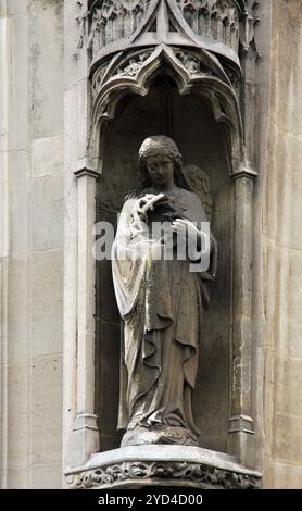 Angel, l'Église Saint-Bernard de la Chapelle, Paris Banque D'Images