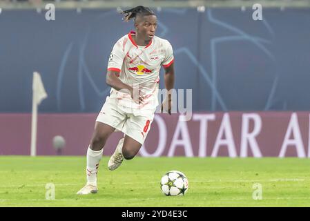 Leipzig, Deutschland 23. Oktober 2024 : Champions League - 2024/2025 - RB Leipzig vs FC Liverpool Im Bild : Amadou Haidara (Leipzig) Banque D'Images