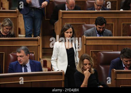 Madrid, 16/10/2024. Congrès des députés. Séance plénière de contrôle du Gouvernement. Photo : Jaime García. ARCHDC. Crédit : album / Archivo ABC / Jaime García Banque D'Images