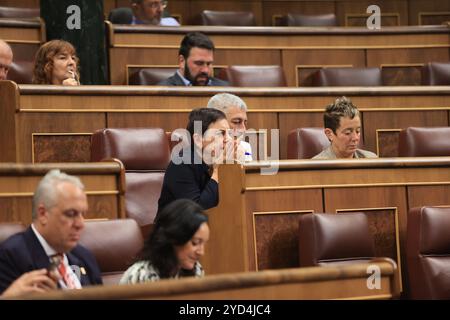 Madrid, 16/10/2024. Congrès des députés. Séance plénière de contrôle du Gouvernement. Photo : Jaime García. ARCHDC. Crédit : album / Archivo ABC / Jaime García Banque D'Images