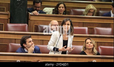 Madrid, 16/10/2024. Congrès des députés. Séance plénière de contrôle du Gouvernement. Photo : Jaime García. ARCHDC. Crédit : album / Archivo ABC / Jaime García Banque D'Images