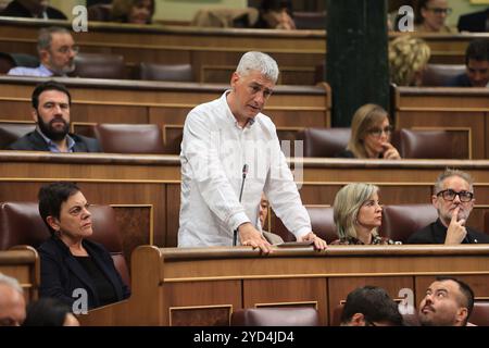 Madrid, 16/10/2024. Congrès des députés. Séance plénière de contrôle du Gouvernement. Photo : Jaime García. ARCHDC. Crédit : album / Archivo ABC / Jaime García Banque D'Images