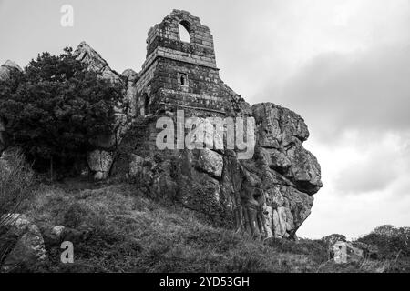 Roche Rock Hermitage, Cornouailles. Banque D'Images