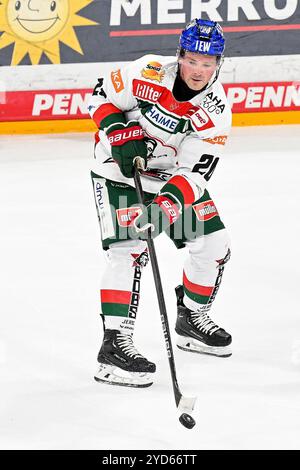 Eishockey DEL - 24/25 - 12. Spieltag : Düsseldorfer EG vs Augsburger Panther AM 24.10.2024 im PSD Bank Dome in Düsseldorf Augsburgs Cody Kunyk (Nr.20) Foto : osnapix Banque D'Images