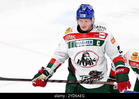 Eishockey DEL - 24/25 - 12. Spieltag : Düsseldorfer EG vs Augsburger Panther AM 24.10.2024 im PSD Bank Dome in Düsseldorf Augsburgs Dennis Reul (Nr.29) Foto : osnapix Banque D'Images