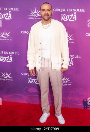 Santa Monica, États-Unis. 24 octobre 2024. SANTA MONICA, LOS ANGELES, CALIFORNIE, États-Unis - 24 OCTOBRE : Jesse Williams arrive à la première du tapis rouge « KOOZA » du Cirque du Soleil, qui se tiendra à l'embarcadère de Santa Monica le 24 octobre 2024 à Santa Monica, Los Angeles, Californie, États-Unis. (Photo de Xavier Collin/image Press Agency) crédit : image Press Agency/Alamy Live News Banque D'Images