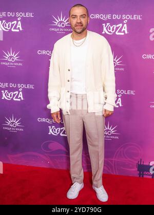 Santa Monica, États-Unis. 24 octobre 2024. SANTA MONICA, LOS ANGELES, CALIFORNIE, États-Unis - 24 OCTOBRE : Jesse Williams arrive à la première du tapis rouge « KOOZA » du Cirque du Soleil, qui se tiendra à l'embarcadère de Santa Monica le 24 octobre 2024 à Santa Monica, Los Angeles, Californie, États-Unis. (Photo de Xavier Collin/image Press Agency) crédit : image Press Agency/Alamy Live News Banque D'Images