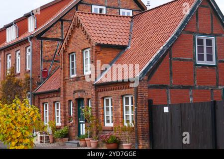 Boizenburg/Elbe en automne, Allemagne Banque D'Images