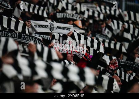 UEFA Europa League/UEL : Eintracht Frankfurt vs FK RFS, Deutsche Bank Park. Banque D'Images