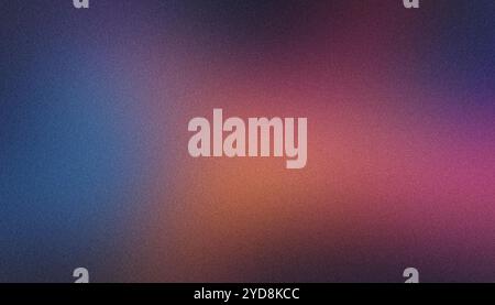 Fond de maille dégradé coloré arc-en-ciel vibrant avec flou abstrait et effet de bruit texturé Banque D'Images