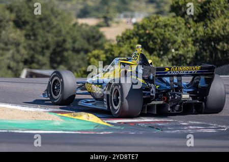 COLTON HERTA (26) de Valence, Californie pratique pour le Firestone Grand Prix de Monterey à WeatherTech Raceway Laguna Seca à Salinas, CA. Banque D'Images