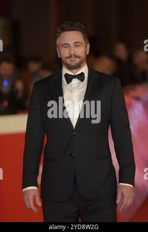 Italie, Rome, 25 octobre 2024 - 19ème Festival du film de Rome. Tapis rouge du film 'Hey Joe' photo : James Franco © Fabio Mazzarella/Sintesi/Alamy Live News Banque D'Images