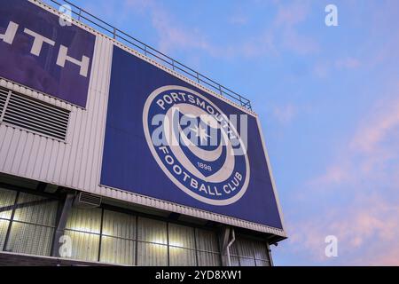 Portsmouth, Royaume-Uni. 25 octobre 2024. Vue générale à l'extérieur du stade pendant le match Portsmouth FC v Sheffield mercredi FC SKY Bet EFL Championship à Fratton Park, Portsmouth, Angleterre, Royaume-Uni le 25 octobre 2024 crédit : Every second Media/Alamy Live News Banque D'Images