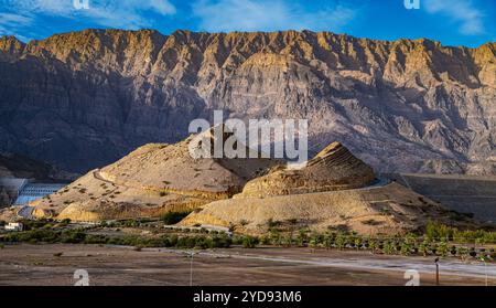 Wadi Dayqah dans la région de Ash-Sharqiyyah Banque D'Images
