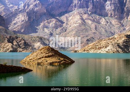 Wadi Dayqah dans la région de Ash-Sharqiyyah Banque D'Images