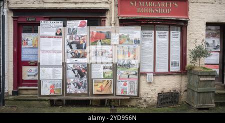 Cathédrale de Ripon, Ripon, Yorkshire du Nord, Royaume-Uni. Vues dans et autour de la cathédrale de Ripon à la fin octobre 2024. Photographie légère attrapée/Alamy News. Banque D'Images