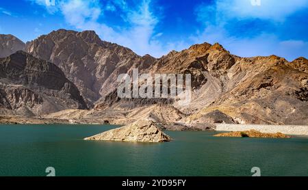 Wadi Dayqah dans la région de Ash-Sharqiyyah Banque D'Images