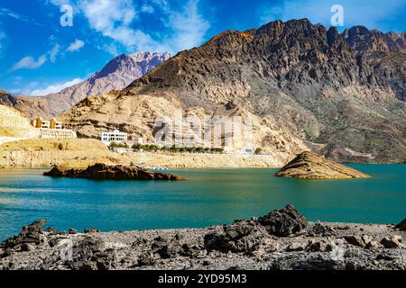 Wadi Dayqah dans la région de Ash-Sharqiyyah Banque D'Images