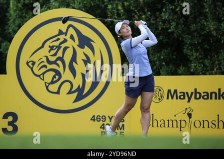 Kuala Lumpur, Malaisie. 24 octobre 2024. Le prestigieux championnat Maybank revient fièrement avec un esprit rugissant pour la deuxième année consécutive. 78 joueurs se battront pour le Trophée Tiger, au Kuala Lumpur Golf & Country Club du 24 au 27 octobre 2024. Crédit : SOPA images Limited/Alamy Live News Banque D'Images