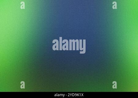 Fond abstrait texturé granuleux avec un dégradé vert et bleu Banque D'Images