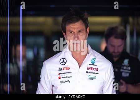 Mexico, Vereinigte Staaten. 25 octobre 2024. Toto Wolff (Mercedes AMG Petronas Formula One Team, Teamchef), MEX, formel 1 Weltmeisterschaft, Grand Prix von Mexiko City, Autodromo Hermanos Rodriguez, Freies Training, 25.10.2024 Foto : Eibner-Pressefoto/Michael Memmler crédit : dpa/Alamy Live News Banque D'Images