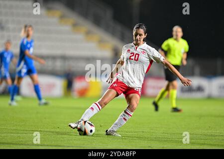 25 octobre 2024, Stadio Tre Fontane, Roma, Italie ; match amical international de football féminin ; Italie contre Malte ; Nicole Sciberras de Malte Banque D'Images