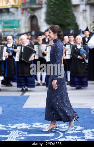 Oviedo, Espagne. 25 octobre 2024. Carolina Marin, Princess of Asturias Award 2024 pour Sports arrivée au Théâtre Campoamor pour la cérémonie des Princess of Asturias Awards 2024 le 25 octobre 2024 à Oviedo, Espagne. Crédit : album/Alamy Live News Banque D'Images