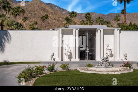 Liberace House à Palm Springs, Californie, États-Unis. Banque D'Images