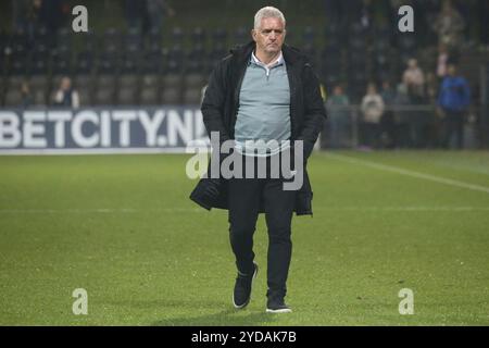 Venlo, Niederlande. 25 octobre 2024. Venlo, Niederlande 25. Oktober 2024 : Eerste Divisie - 2024/2025 - VVV Venlo vs FC Den Bosch Im Bild : entraîneur John Lammers (VVV Venlo) crédit : dpa/Alamy Live News Banque D'Images