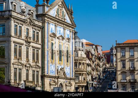 Église Saint Antoine des Gatherers (Igreja de Santo António dos Congregados), Porto, Portugal. Banque D'Images