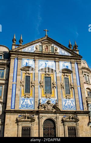 Église Saint Antoine des Gatherers (Igreja de Santo António dos Congregados), Porto, Portugal. Banque D'Images