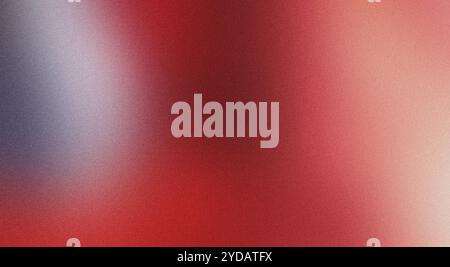 Fond abstrait avec un dégradé rouge et une texture granuleuse Banque D'Images