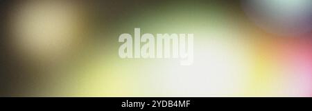 Fond dégradé flou granuleux avec des taches colorées créant une texture lisse Banque D'Images