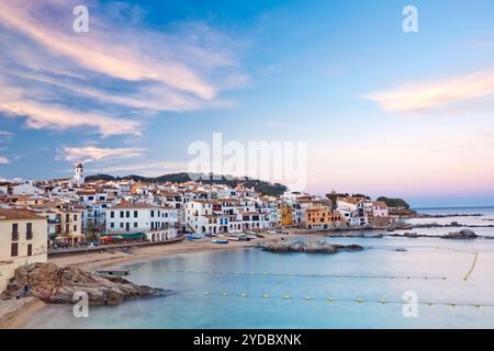 Calella de Palafrugell, Costa Brava, Gérone, Espagne Banque D'Images